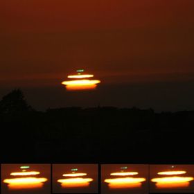 Zelený záblesk nebo také paprsek můžeme vidět při východu a západu slunce.