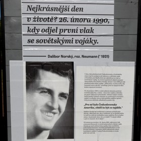 Dalibor Norský po revoluci pomáhal Rusy vyhánět z Rožnova pod Radhoštěm, kde měli tisícihlavou armádu. Použil přitom chytrý fígl.