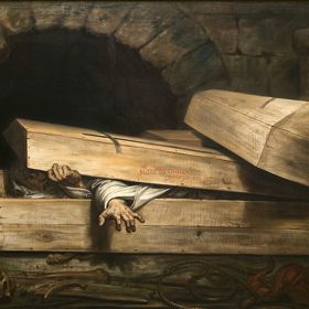 Strachu z předčasného pohřbu se říká tafefobie.