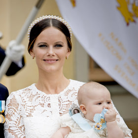 Na křtinách syna Alexandra působila Sofia velmi elegantně.