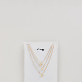 Vrstvený řetízek s přívěsky, 100 Kč