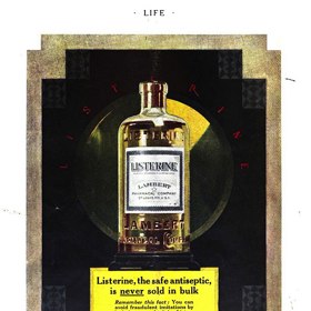 Listerine se nejprve používal jako chirurgická dezinfekce. Poté se s ním vytíraly podlahy a léčily pohlavní nemoci. 