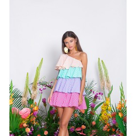 Sundress, Lena Gingham krátké šaty. 2023 Kč