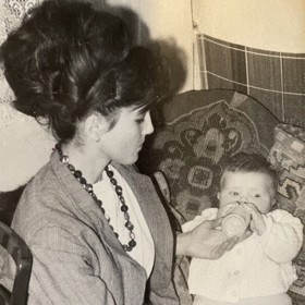 Pavlína Mourková se svojí maminkou.