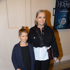 Bára Basiková se synem Theodorem, kterého má s exmanželem Petrem Polákem.