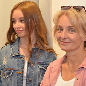 Veronika Žilková s dcerou Kordulou, jejímž otcem je Martin Stropnický.