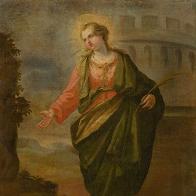 Barbora z Nikodémie byla panna mučednice. Patří ke 14 pomocníkům, kteří byli voláni ve zvláště těžkých chvílích, třeba během moru. Její památka se slaví 4. prosince.