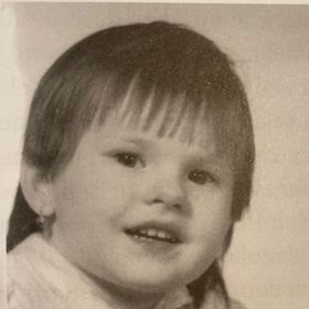 Martina Mrakviová jako malá holka.