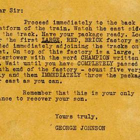 Až po Robertově vraždě poslali rodině žádost o výkupné.