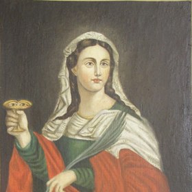 Svatá Lucie je patronkou slepých a pomocnicí při očních nemocech. Katolíci ji oslavují 13. prosince.