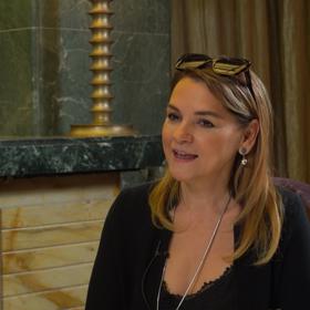 Úspěšná muzikálová herečka Magda Malá přijala pozvání do pořadu Na kafeečko.