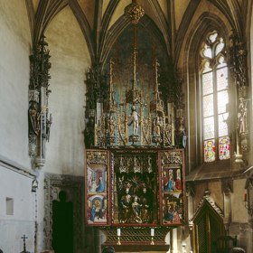 Křivoklátský oltář pochází pravděpodobně z doby před rokem 1490.