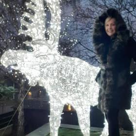 Takto vypadala vánoční výzdoba u Heleny Vondráčkové minulý rok.