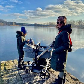 Letos dělá Kristýně Janáčkové společnost nejen starší syn Luis Frederik, ale také malý Elliot Oliver.