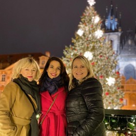 Výlet si herečky viditelně užívaly a zavzpomínaly na natáčení seriálu Slunečná.