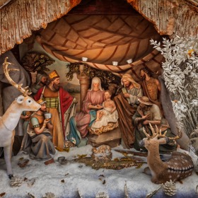 Narození Ježíše dnes připomínají třeba jesličky.