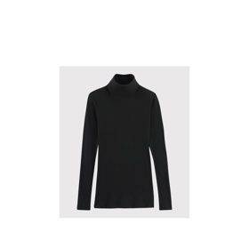 Dámský rolák ze směsi vlny a bavlny (černá), 1350 Kč
