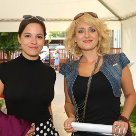 Kristýna Janáčková s kolegyní Miluší Bittnerovou v roce 2010, kdy se poznali při natáčení seriálu Ordinace v růžové zahradě 2.