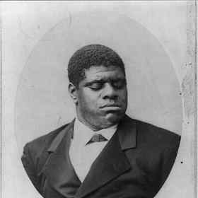 Thomas Wiggins, zázračný hudební skladatel a klavírista, byl slepý od narození. Foto pochází z roku 1880.