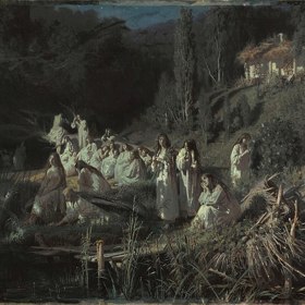 Mezi nejznámější vodní démony patří rusalky.