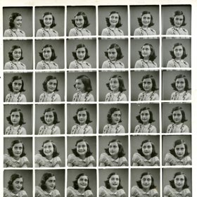 Anne Franková (nar. 12. června 1929) pocházela z německé židovské rodiny. Datum její smrti není známo, zemřela v únoru nebo březnu 1945 v koncentračním táboře Bergen-Belsen ve věku 15 let.