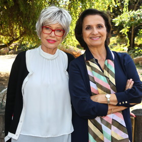 Herečka Veronika Freimanová se v seriálu ZOO potkává s kolegyní Janou Švandovou.