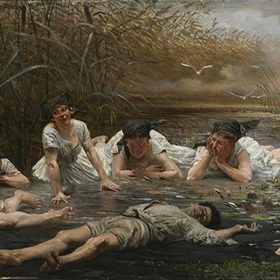 Rusalky své oběti utancovaly k smrti. Někdy však, zejména v novoluní, rády kladly nebožákům hádanky.