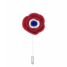 
Květina do klopy na brožové jehle v národních barvách Česka. Bubibubi, 290 Kč