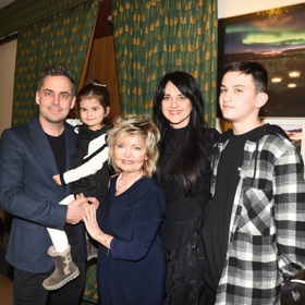 Zdeněk Rohlíček, syn Evy Hruškové, se svou manželkou Libuškou a dětmi.