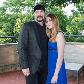 Bohuš Matuš s manželkou, která kvůli rodinným povinnostem přerušila studium konzervatoře.