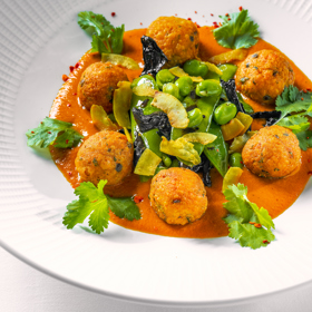 Špenátové krokety zase potěší milovníky vegetariánských pokrmů.