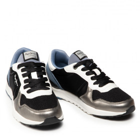 Dámské černé šněrovací tenisky. Pepe Jeans, 1156 Kč