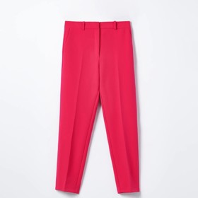 Dámské cigaretové kalhoty se středně vysokým sedem v sytě růžovém odstínu. Mohito, 699 Kč