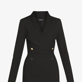 Pouzdrové černé šaty. Even&Odd, 890 Kč