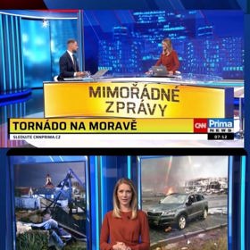 Prvním zátěžovým testem bylo pro oba tornádo na jižní Moravě.