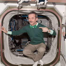 Svatý Patrik není populární jen na Zemi, ale také na Mezinárodní vesmírné stanici.