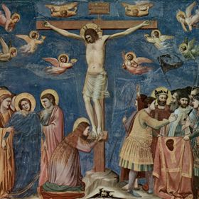 Ježíš Kristus je ukřižován.