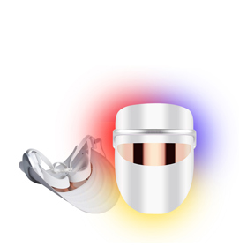 Obličejová maska, která poskytuje fotonovou terapii s pokrytím celého obličeje. BeautyRelax, 2290 Kč