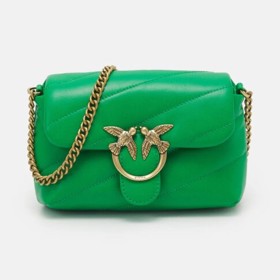 Dámská zelená mini kabelka s příčným popruhem. Pinko, 6650 Kč