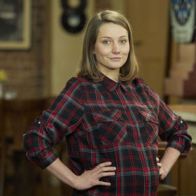 Takto vypadala Eliška Bašusová alias Bára Klímová předtím, než se ze seriálu Ulice na několik měsíců vytratila kvůli mateřské dovolené.