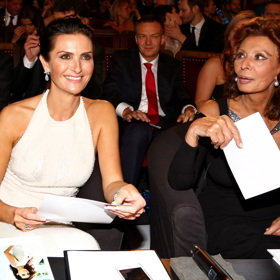 Sophia Loren usedla v porotě po boku tehdejší ředitelky soutěže Michaely Maláčové.