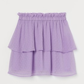 Světle fialová šifonová sukně. H&M, 599 Kč