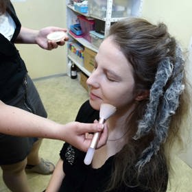 Make-up mají všechny zvířecí role v muzikálu poměrně extravagantní.