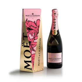 Limitovaná edice luxusního balení ikonického šampaňského. Moët & Chandon, 1399 Kč