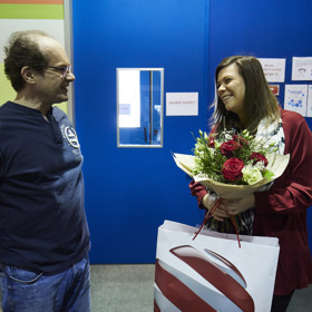 Eva Hacurová na posledním natáčecím dni v seriálu Ulice. Pak si vzala pauzu, aby se mohla soustředit na příchod dcery.