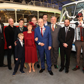 Marečkovi na svatbě Věrky a Luboše.