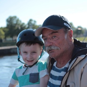 Oliver Vyskočil si ve filmu Láska na špičkách zahrál například s hercem Pavlem Novým.
