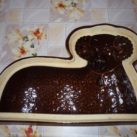 Velikonoční beránek se peče v této formě.