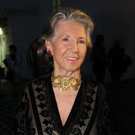 Meda Mládková na přehlídce Liběny Rochové.