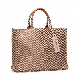 Béžovo-hnědá letní taška. Coccinelle, 3931 Kč